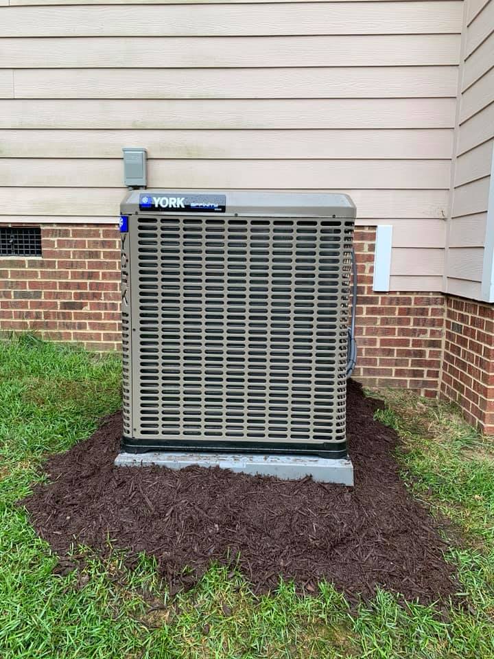 Healthy looking compressor HVAC unit