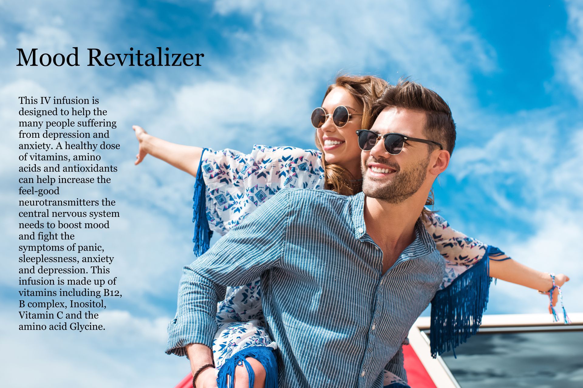 A man is carrying a woman on his back on a boat.