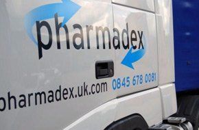 Side of a Pharmadex van