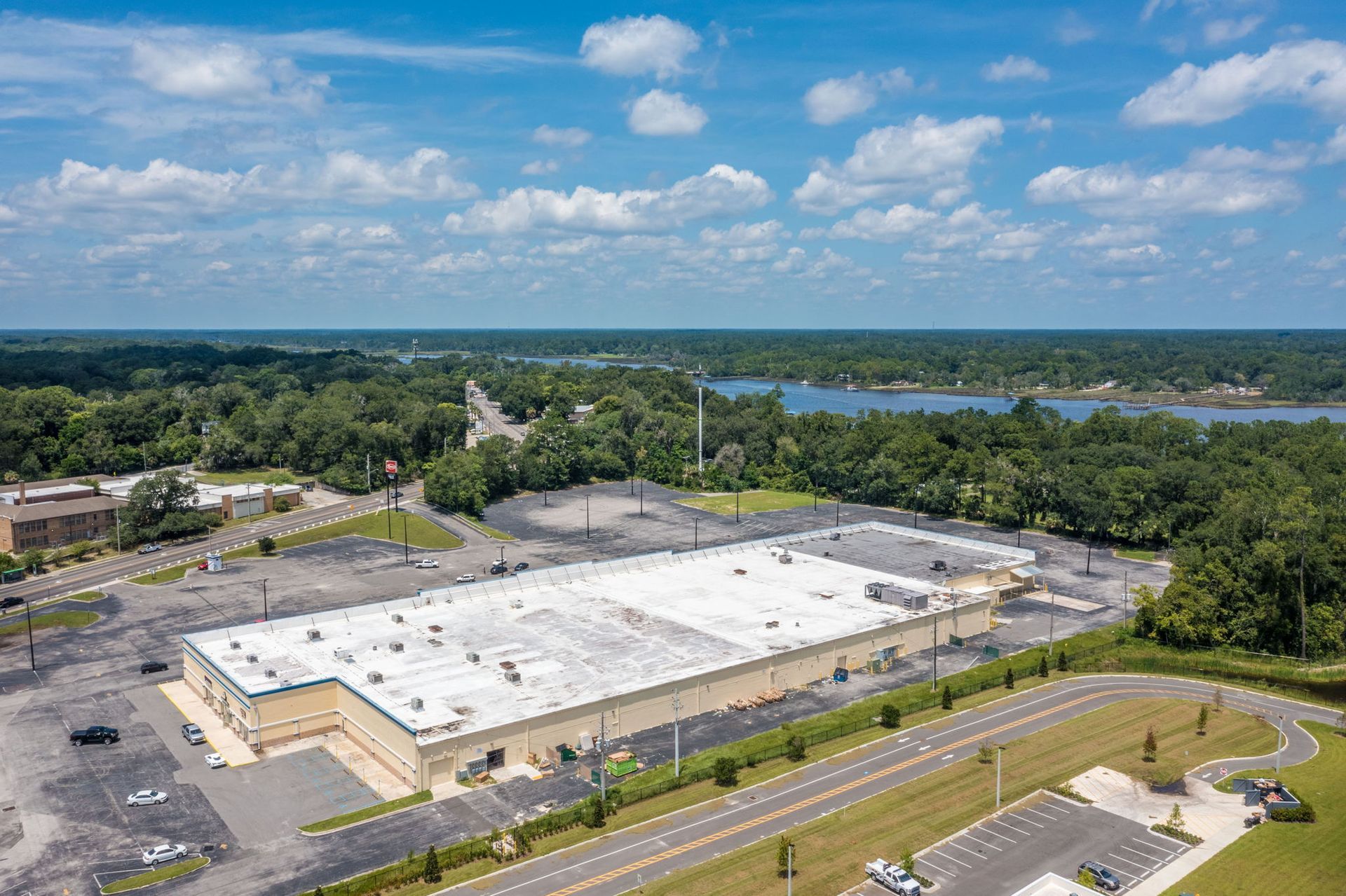 Roses Aerial Shot Of The Back — Jacksonville, FL — Hatchett Electrical Contracting