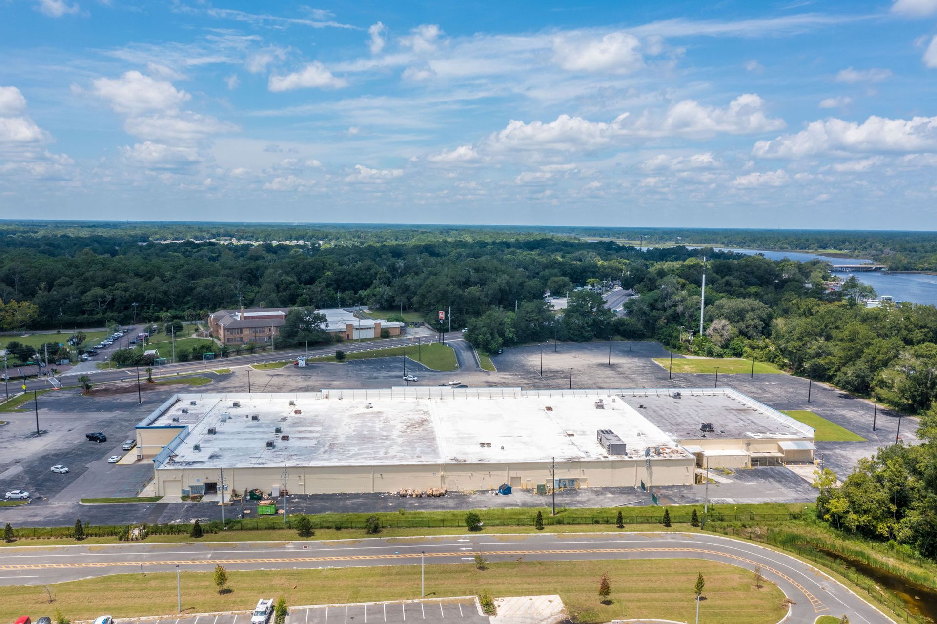 Roses Aerial Shot Of The Field — Jacksonville, FL — Hatchett Electrical Contracting