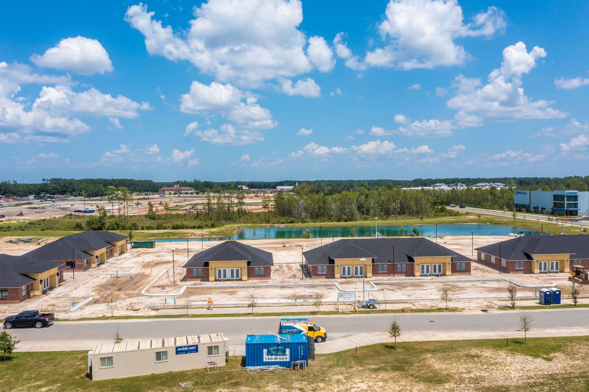 Clay Town Center Project Aerial View — Jacksonville, FL — Hatchett Electrical Contracting