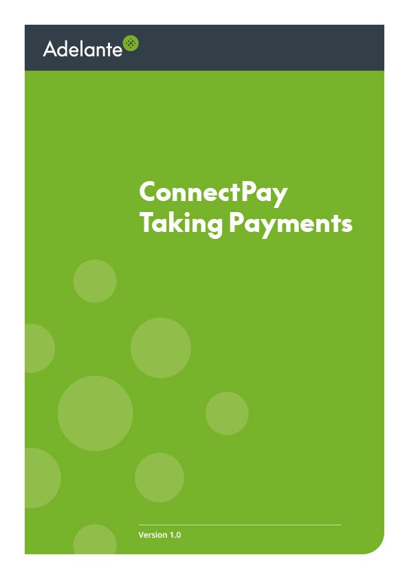 Taking payments with ConnectPay doc
