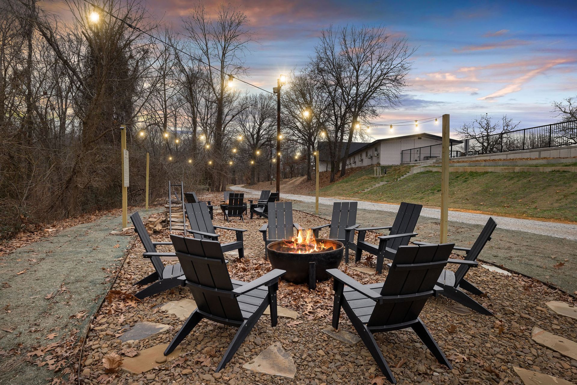 A sign that says `` coming soon '' is hanging on a string.