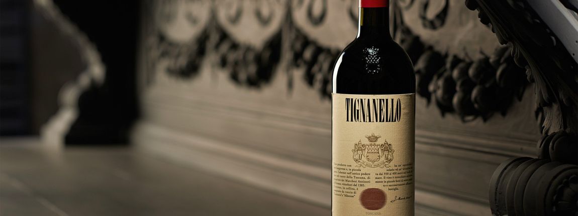Bottiglia di vino della cantina Tignatello