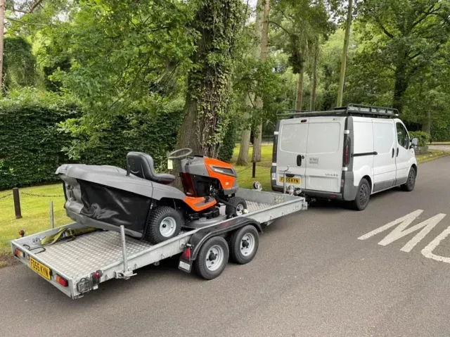 Husqvarna Ride-On Getting Delivered — CBS Chainsaw & Brushcutter Specialists - HUSQVARNA in Wauchope, NSW