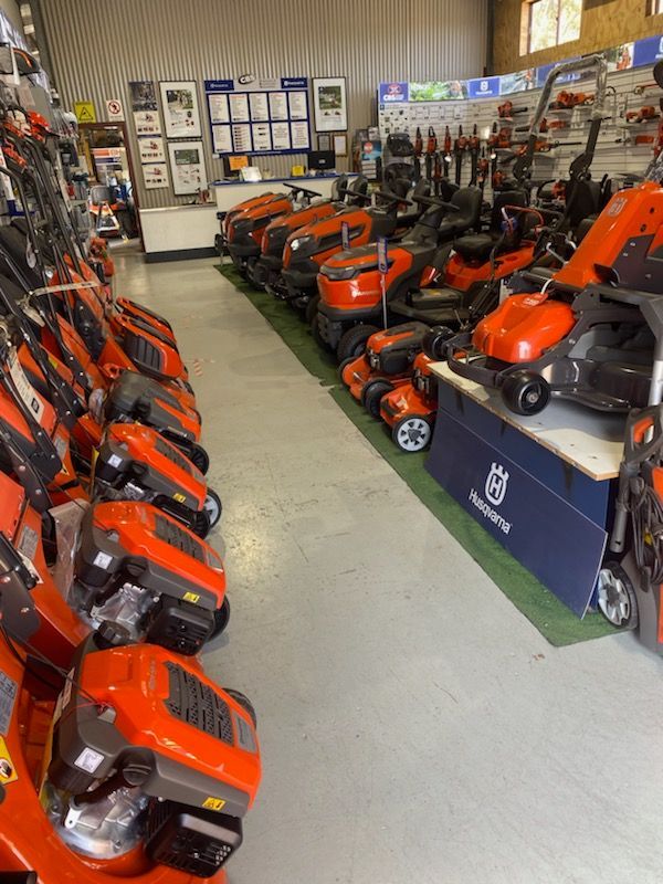 Display of Mowers — CBS Chainsaw & Brushcutter Specialists - HUSQVARNA in Wauchope, NSW