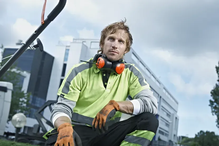 Man With His Own Gardening Maintenance Business — CBS Chainsaw & Brushcutter Specialists - HUSQVARNA in Wauchope, NSW