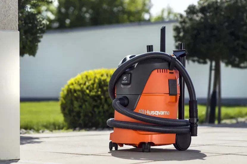 Husqvarna Vacuum Cleaner On Driveway — CBS Chainsaw & Brushcutter Specialists - HUSQVARNA in Wauchope, NSW