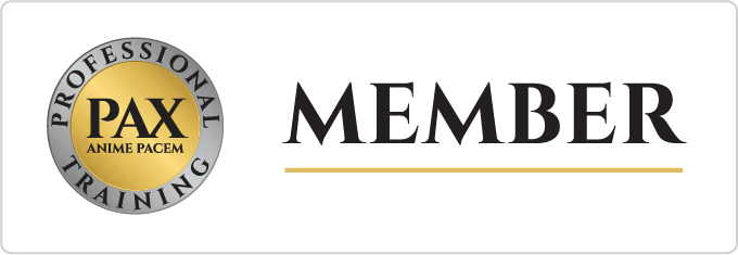 A pax member badge is shown on a white background