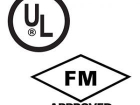 Ul and fm logos on a white background.
