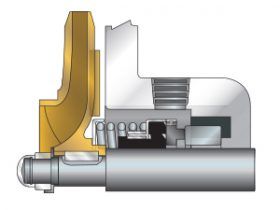 A drawing of a seal showing the inside of it.