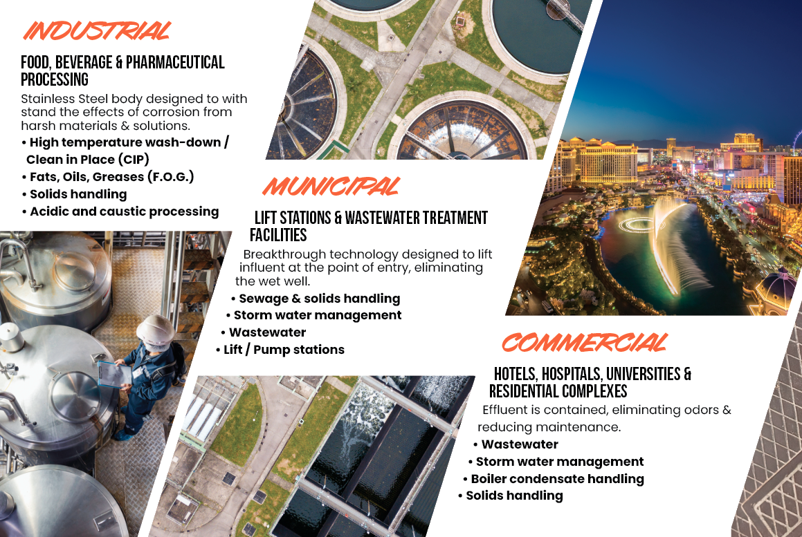 A diagram of a pump with stainless steel level sensor and hydraulic body