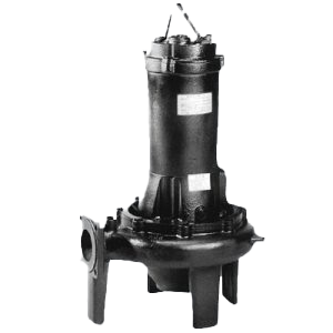 A black and white photo of a water pump on a white background