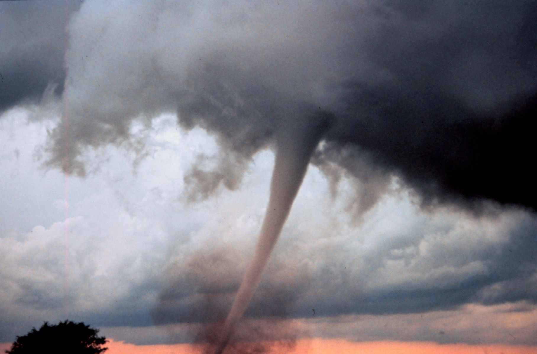 FEMA photograph of a tornado on the ground.