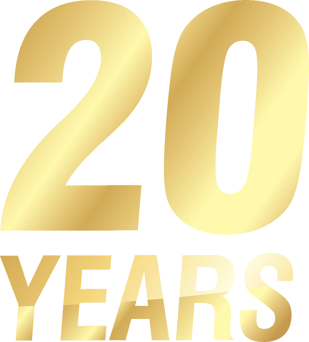 20th anniversary logo