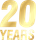 20th anniversary logo