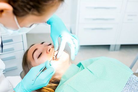 Dental Cosmetic — Girl In Dental Session in Greensboro, NC