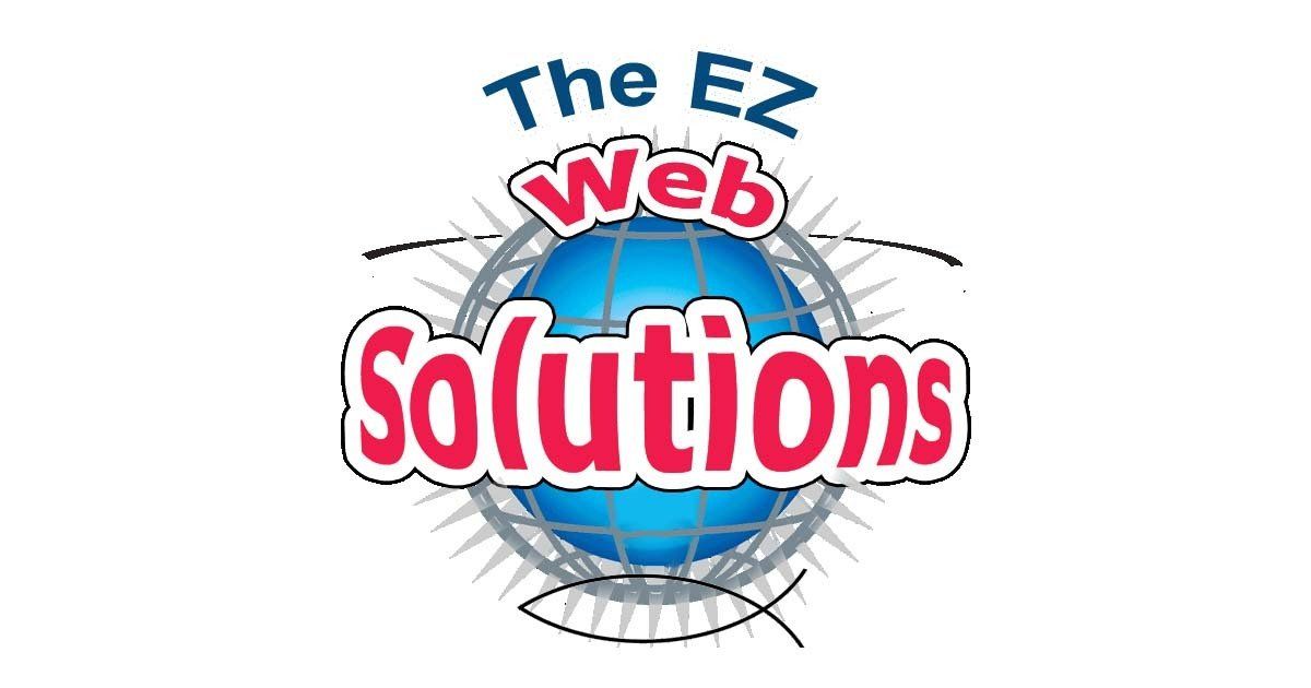the EZ Web Solutions Logo, Websites , Digital marketing, Facebook.