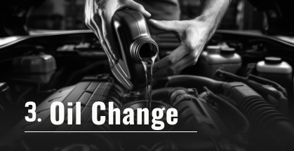 Close-up of a car brake system; a rotor, caliper, and pads. Text says 