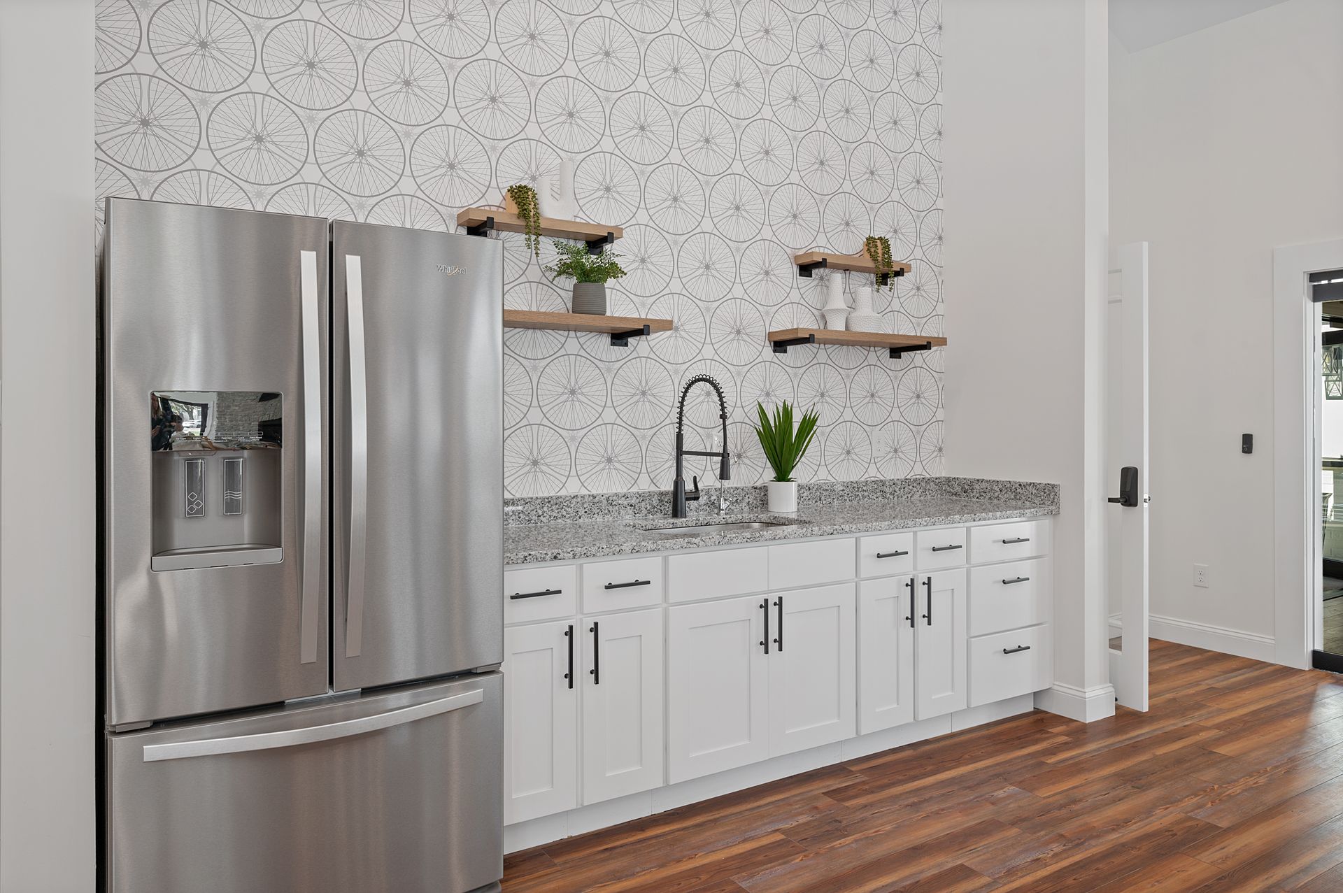 kitchen area in the clubhouse