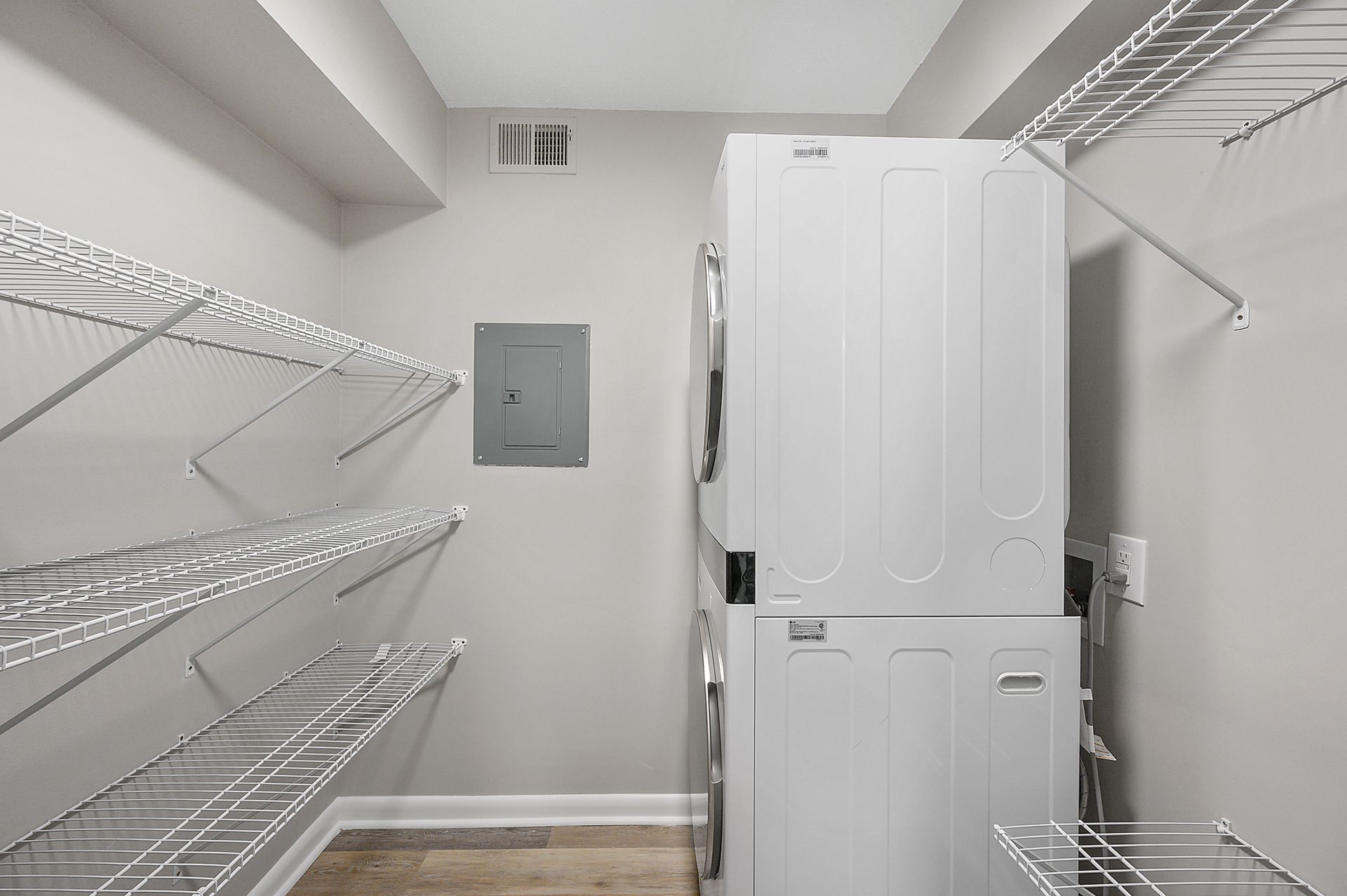 Photo of 8Ninety Closet with Stackable Washer and Dryer