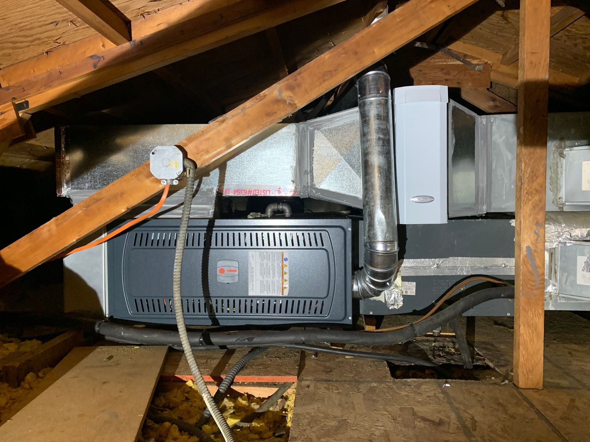 Attic HVAC Installation