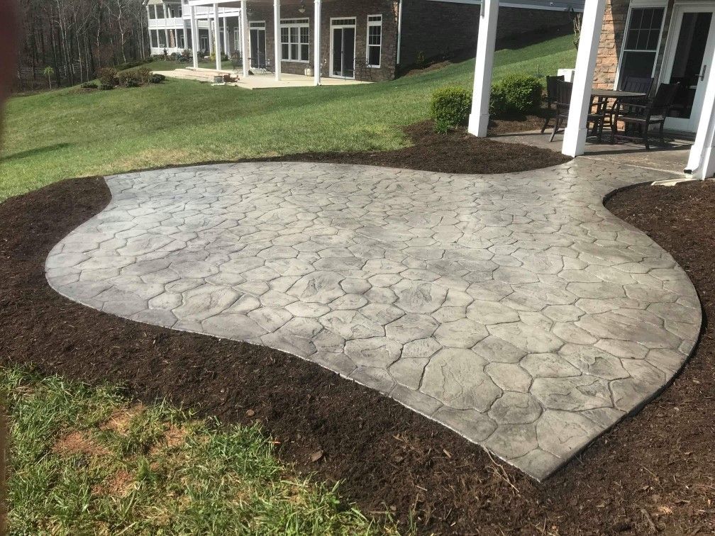 Decorative Stamped Concrete - Glade Hill, VA - Creative Curbs Inc