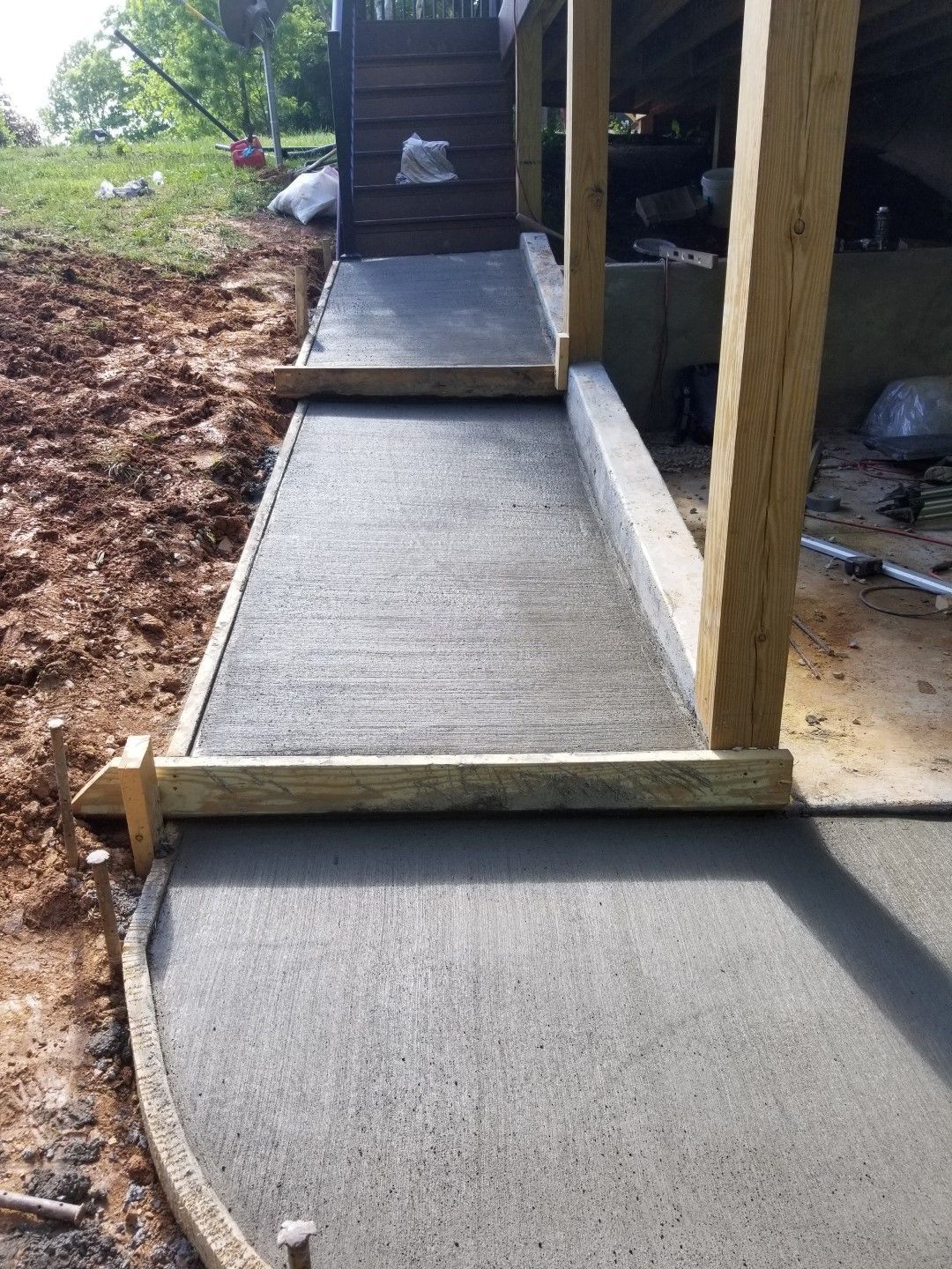 Concrete Border Installation - Glade Hill, VA - Creative Curbs Inc