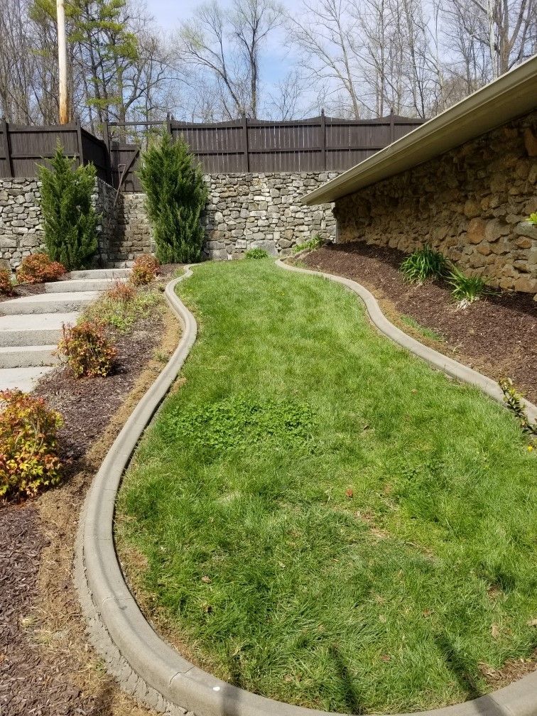 Decorative Concrete Border - Glade Hill, VA - Creative Curbs Inc