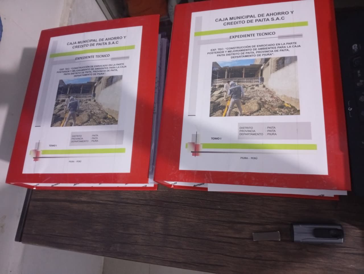 ENTREGA DE EXPEDIENTE TÉCNICO ENROCADO GABIONES