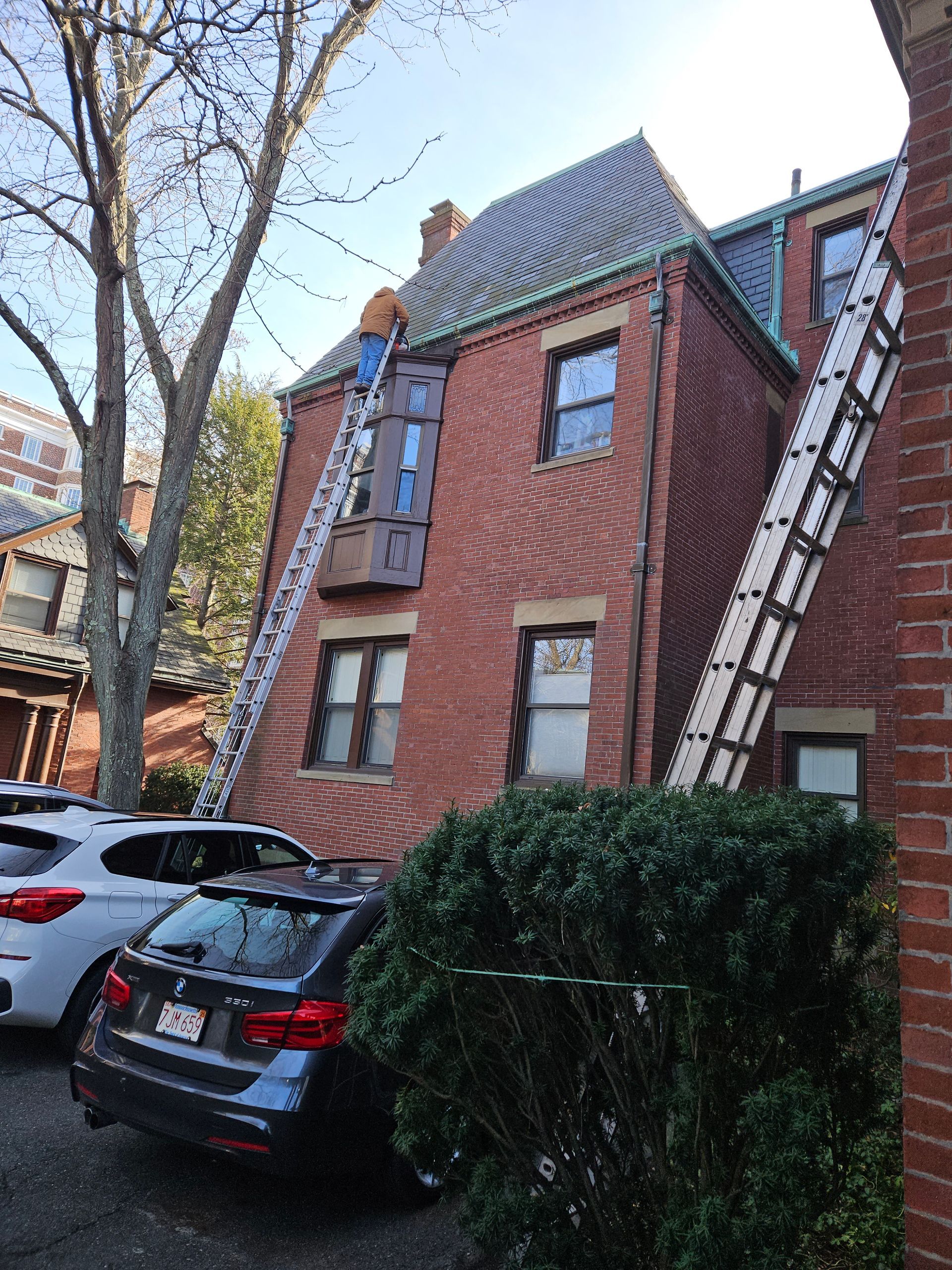 Copper gutters last for decades with minimal maintenance.