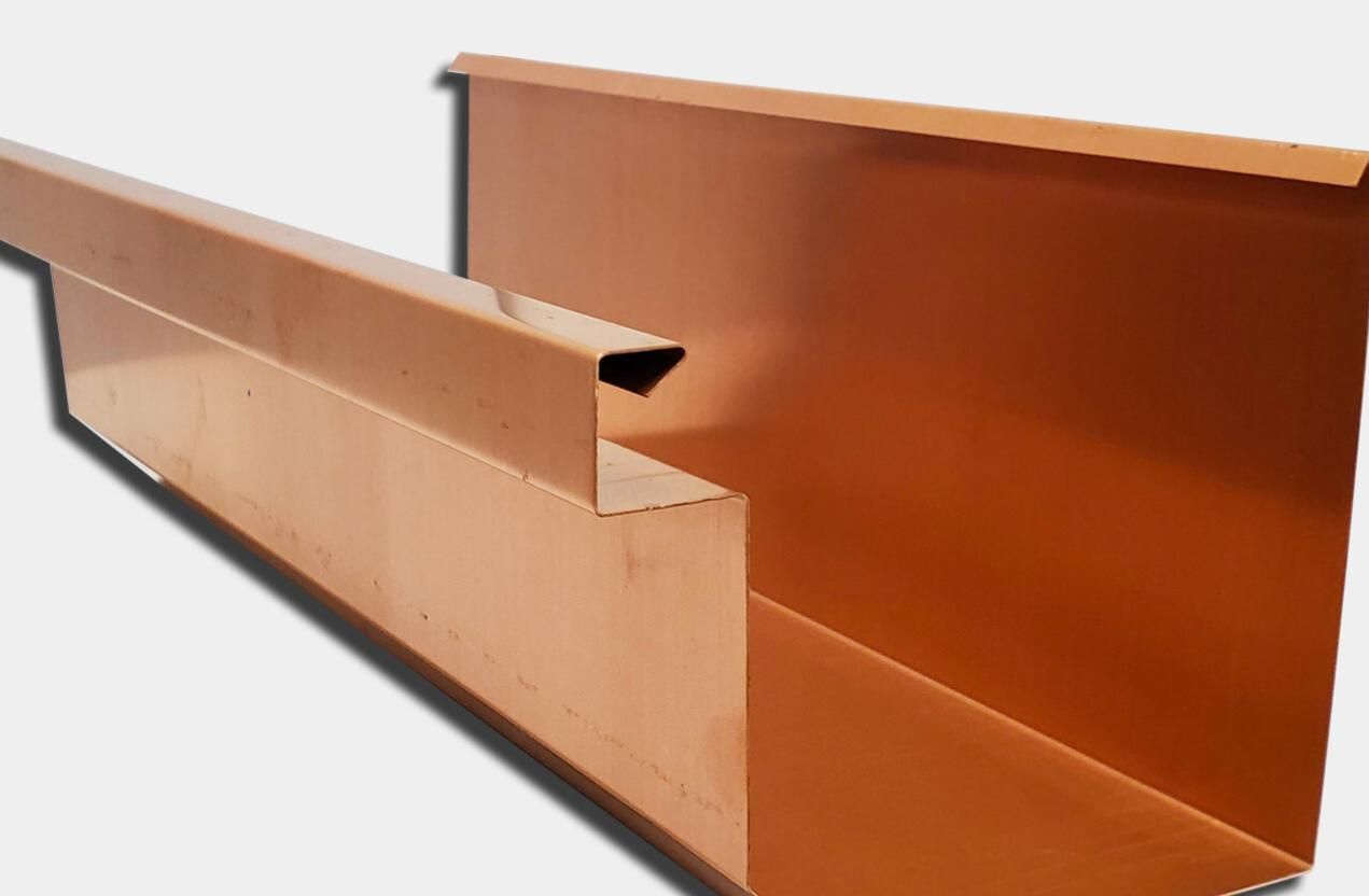 Copper Box Gutter