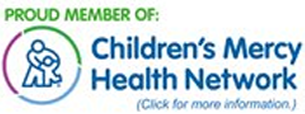 A logo for children 's mercy health network