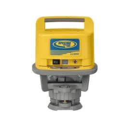 A Yellow and Gray Machine With a Handle on a White Background — Hamblin Hire in Albury, NSW