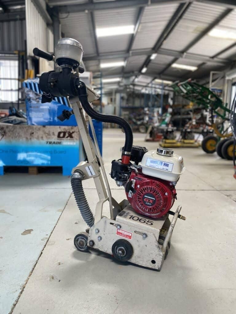 A Machine is Sitting on a Concrete Floor in a Warehouse — Hamblin Hire in Albury, NSW