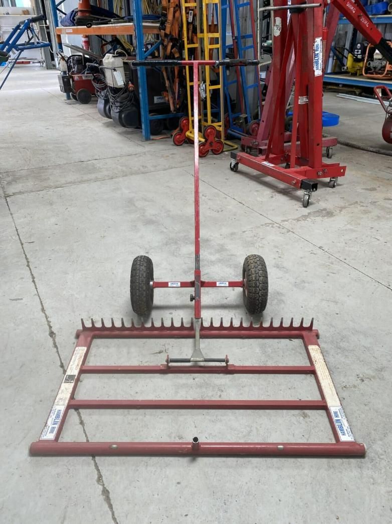 A Red Cart With the Number 3 on It — Hamblin Hire in Albury, NSW