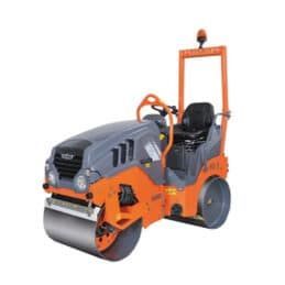 A Close Up of a Road Roller on a White Background — Hamblin Hire in Albury, NSW