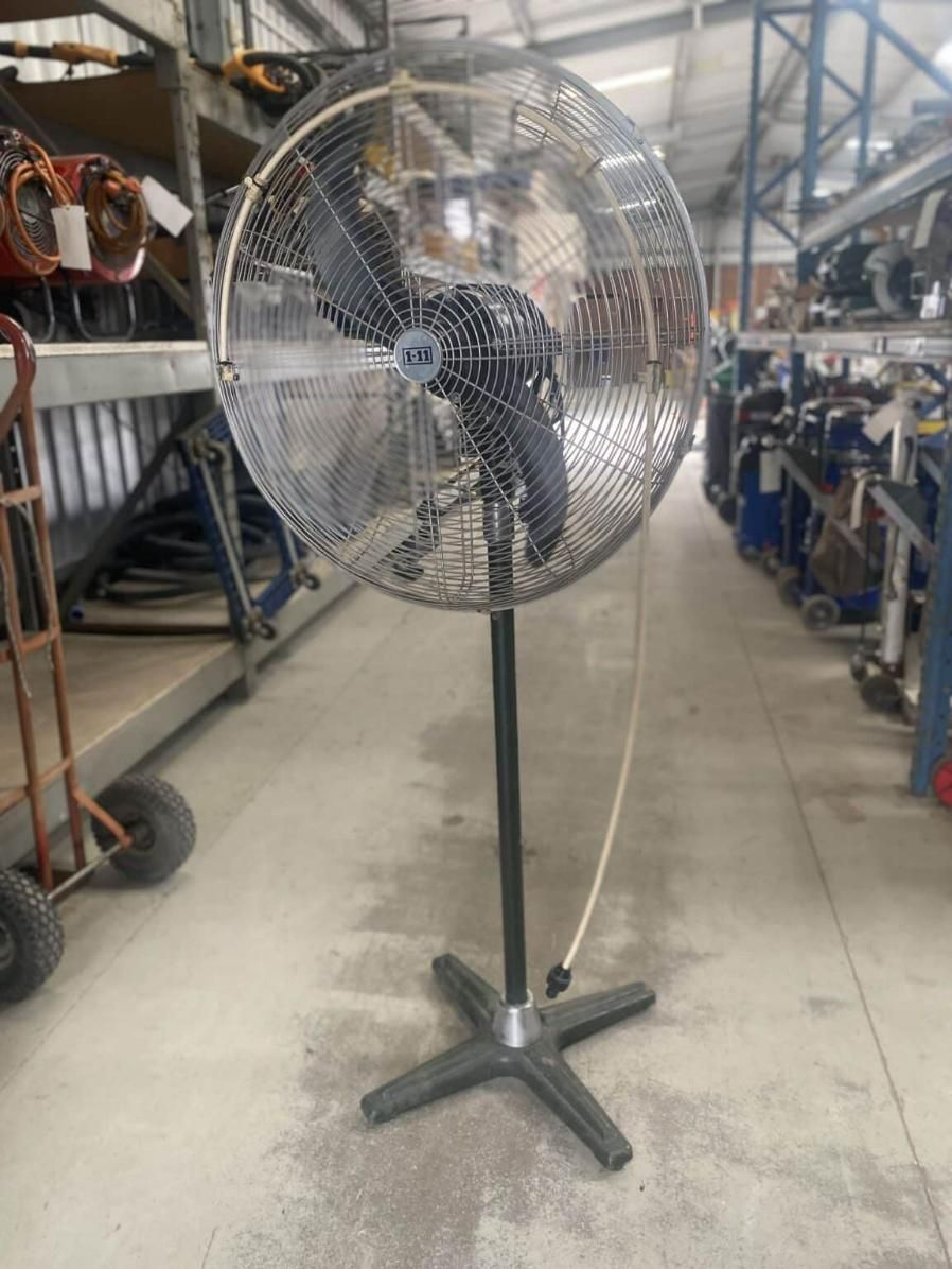 A Large Fan is Sitting in the Middle of a Warehouse — Hamblin Hire in Albury, NSW