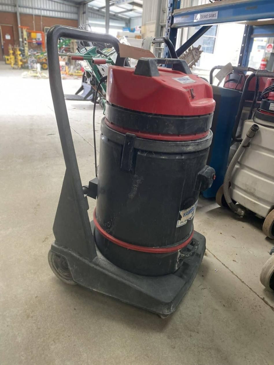 A Vacuum Cleaner is Sitting on the Floor in a Warehouse — Hamblin Hire in Albury, NSW