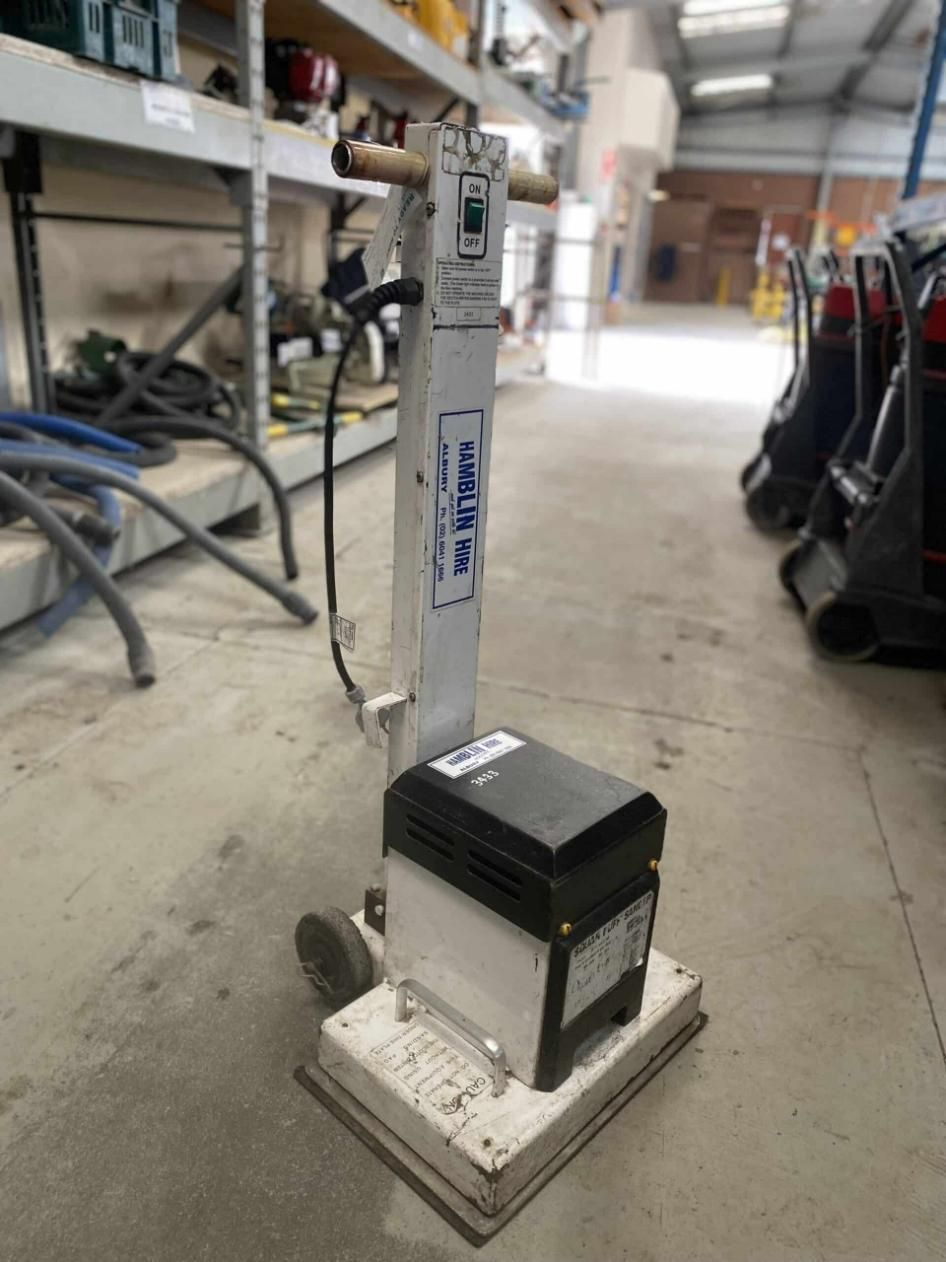 A Vacuum Cleaner is Sitting on the Floor in a Warehouse — Hamblin Hire in Albury, NSW