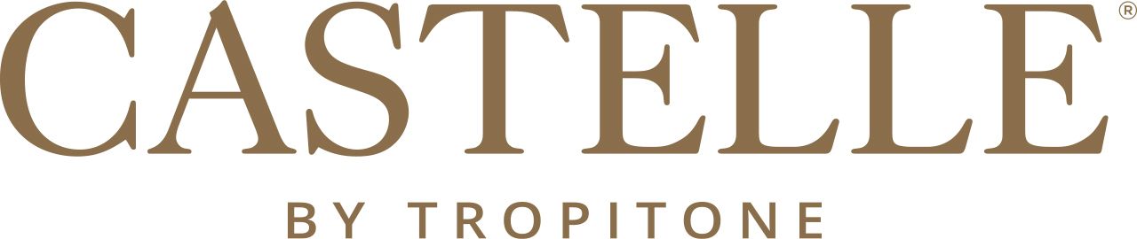 The logo for castelle by tropitone is shown on a white background.