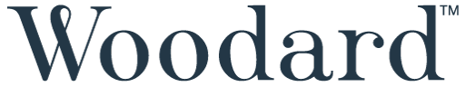The word woodard is on a white background.