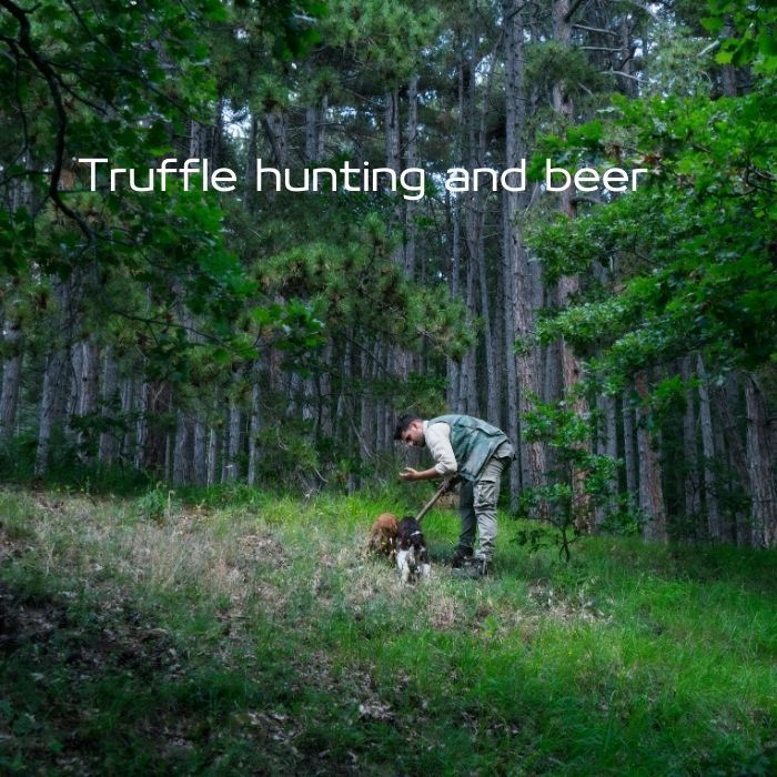 Truffle hunting and beer