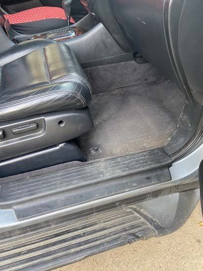 dirty car seat