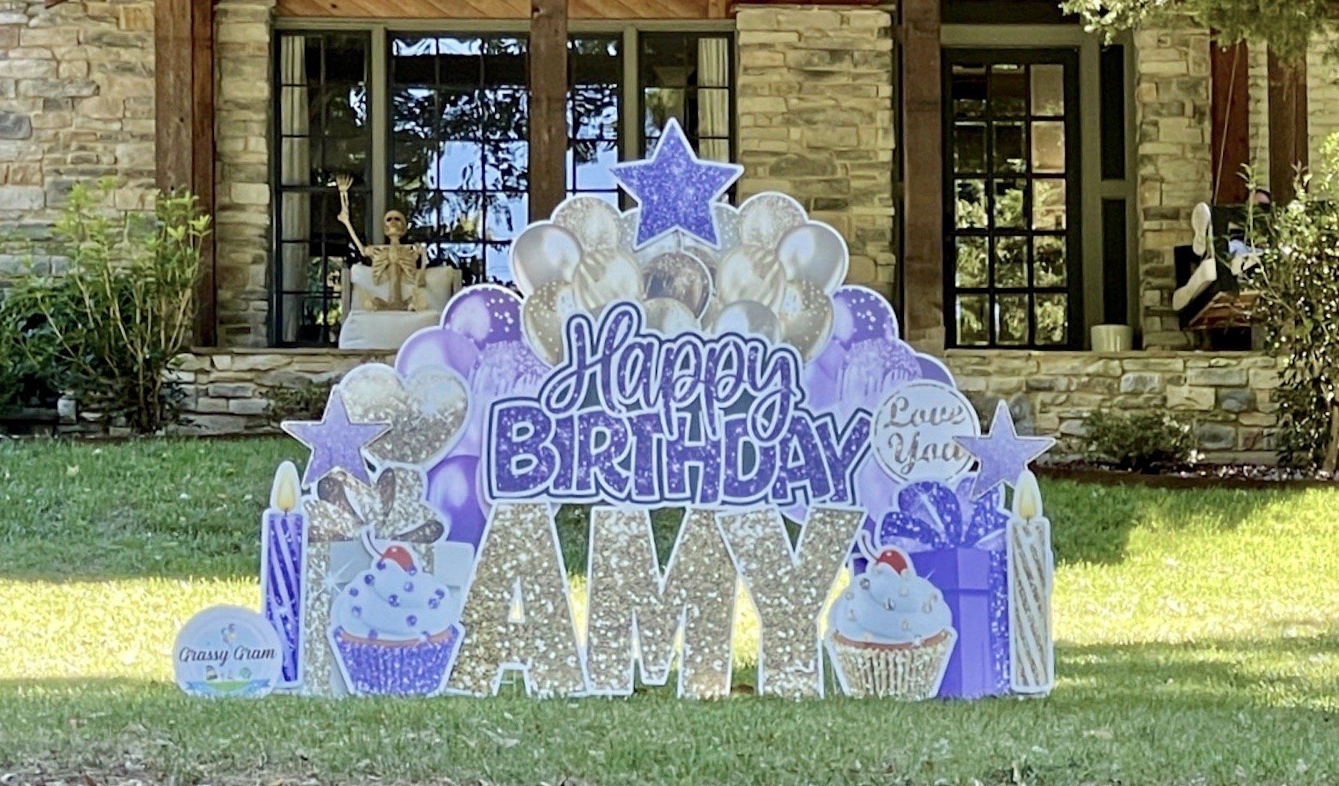 Happy Birthday yard cards