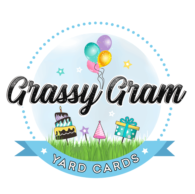 GrassyGram Yard Cards logo