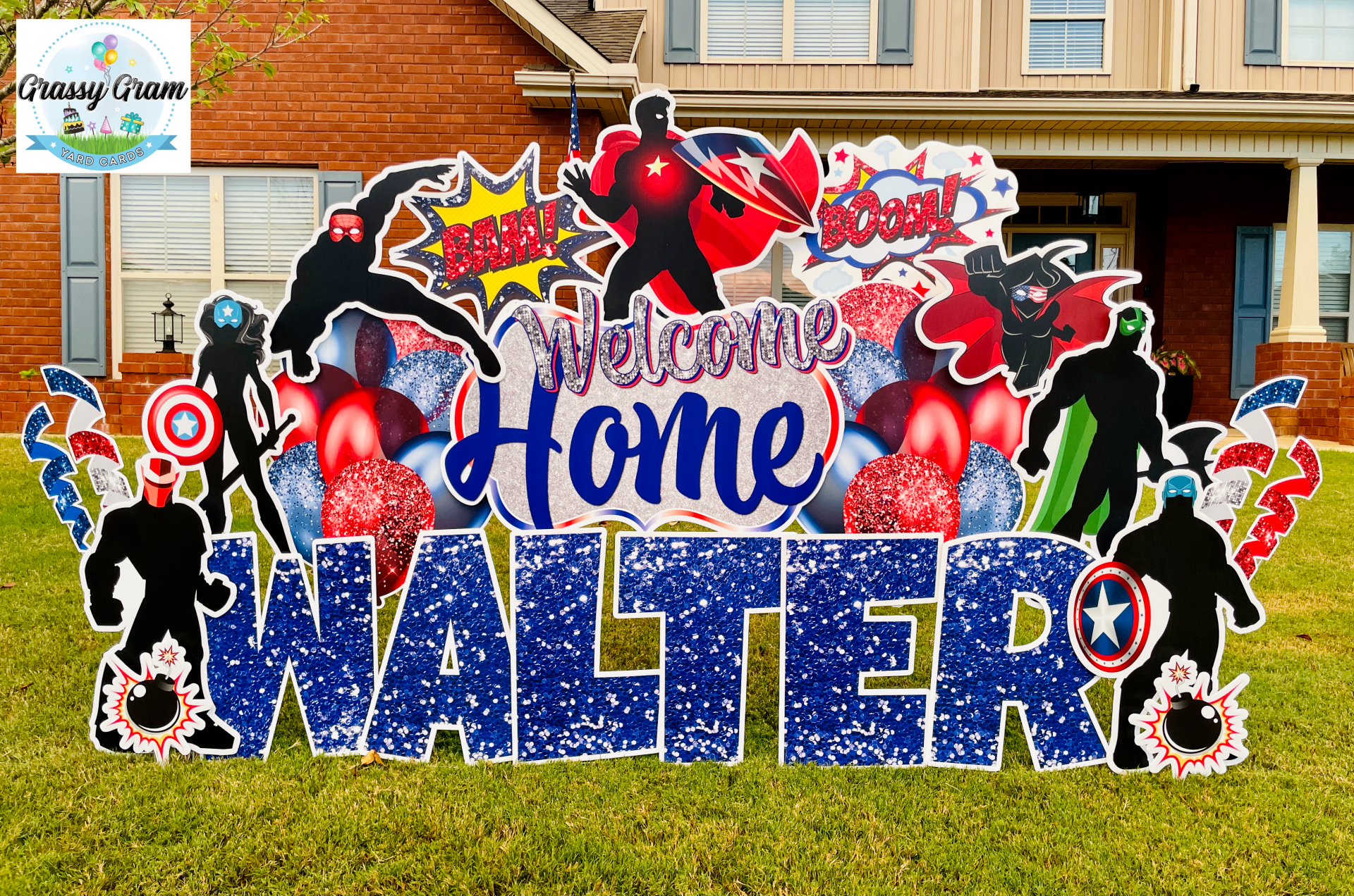 Welcome Home yard card