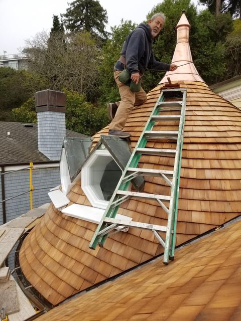 Wood Shingles Installed — San Rafael, CA — DeMello Roofing