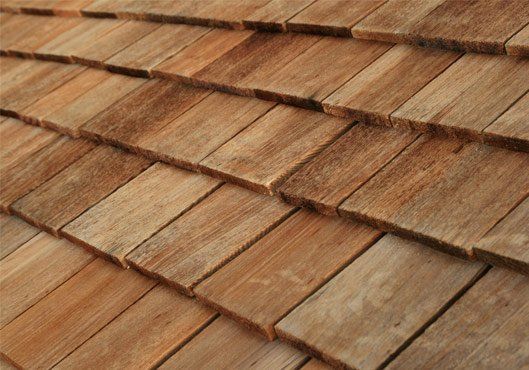 wood roof shingles